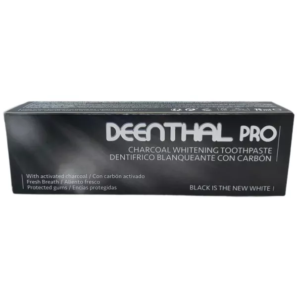 Deenthal Pro Dentífrico blanqueante con carbón activo