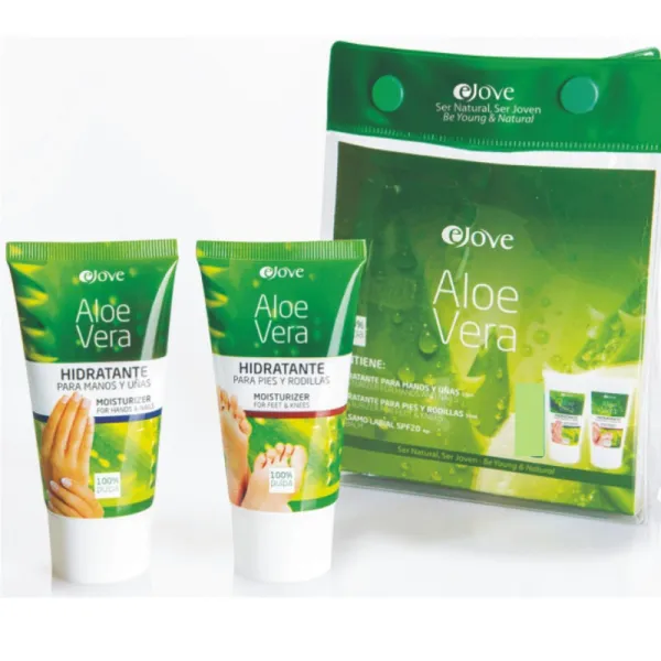 Ejove Aloe Vera Creme Hidratante Bolsa de Higiene Pessoal, estojo