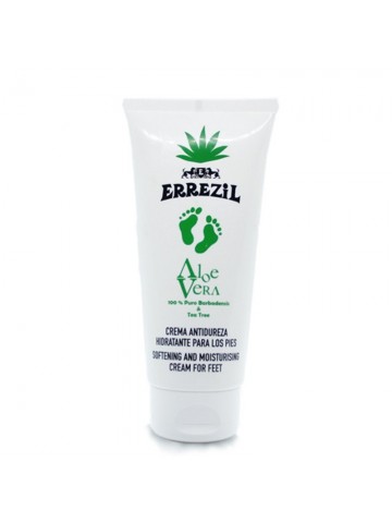 Errezil Aloe Vera Moisturizing Anti-Hardness Cream for Feet 100% Pure Barbadensis & Tea Tree