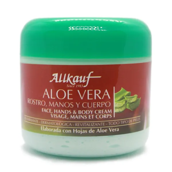 Allkauf Aloe Vera Allkauf e Revitalizante de Rosto, Mãos e Corpo