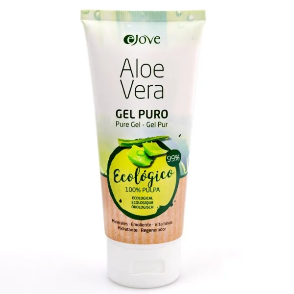 Ejove Aloe Vera Gel biologico puro contiene 99% di Aloe Vera