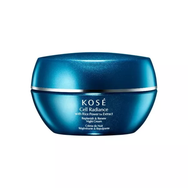 Kose  Cell Radiance  With  Rice Powertm Extract  Replenish & Renew  Night Cream